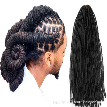 Sister Locs Faux Locs Dreadlock Crochet Braiding Hair Sisterlocs Dreadlocs Hair Extensions Mixed Color For Men And Women